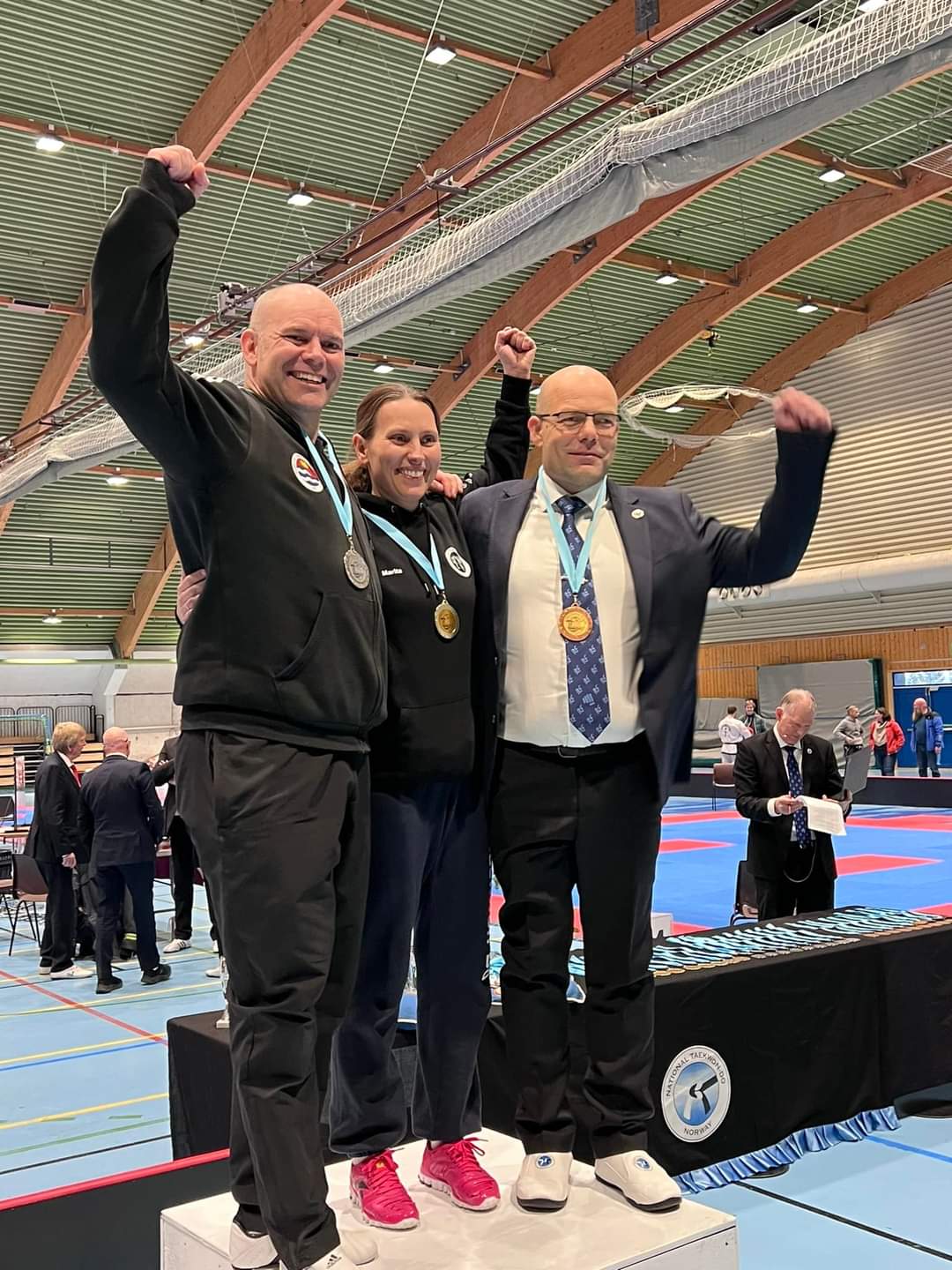 Veteran Mønster Damer og herrer. Truls Haugsmark, Marina Jensen, Ståle Pedersen.